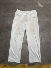 Vintage 80s Adidas Track Pants Trefoil Sweatpants Silver Medium