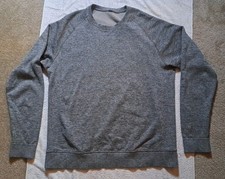 Lululemon Sweater Mens Large Gray Engineered Warmth Long Sleeve Crew Pullover