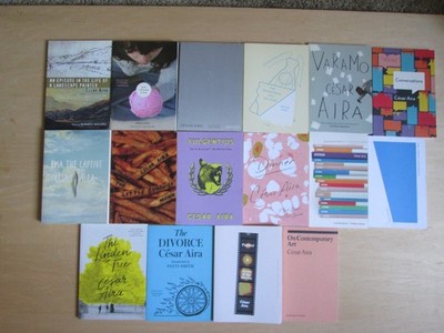 16 Cesar Aira paperback 1st printings US editions