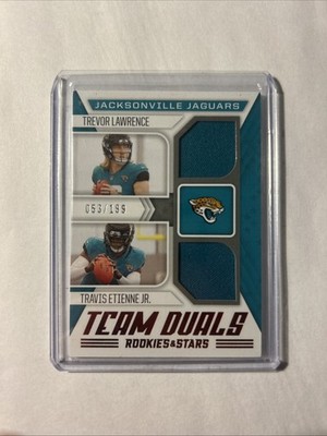 2021 Panini Rookies & Stars Team Duals Trevor Lawrence / Travis Etienne /199