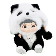 Hassy Top-in Wakuku Panda Plush Mascot Keychain