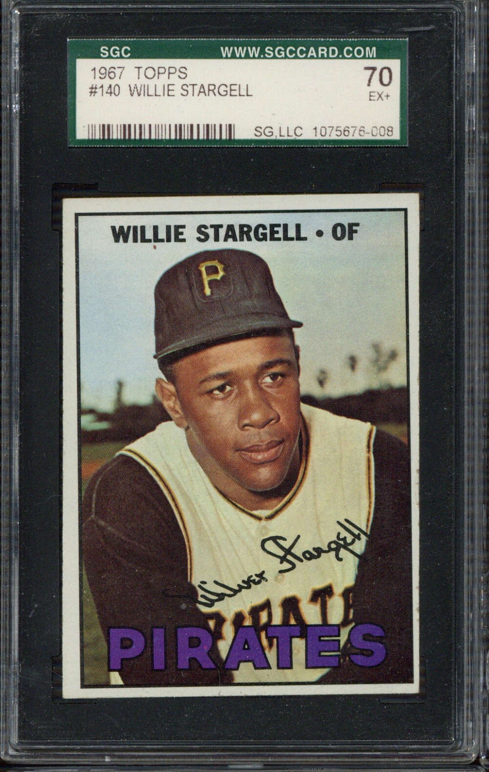 1967 Topps #140 Willie Stargell Pirates SGC 5.5 EX+