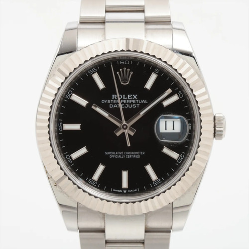Rolex Datejust 41 126334 SS×WG SS AT bright black dial