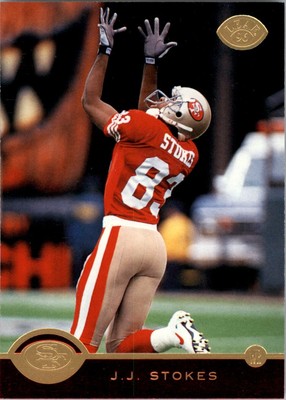 1996 Leaf Red #36 J.J. Stokes - FB
