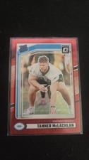 2024 Panini Donruss - Rated Rookie Tanner McLachlan #324 Optic Preview Red Wave