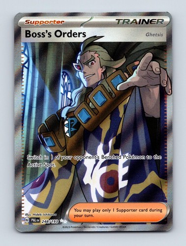 Boss's Orders (Ghetsis) 248/193 Ultra Rare Paldea Evolved Pokemon Holo Near Mint