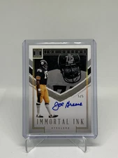 2023 Impeccable Joe Greene Immortal Ink Auto Autograph #5/5 BOOK END Steelers