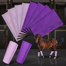 8 Pcs Mesh Fly Boots for Horse Breathable Mes...