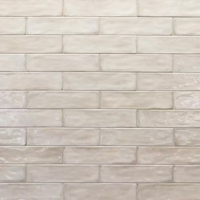 Rustico Cream 3 In. X 12 In. Glossy Ceramic Rectangular Wall Tile (10.763 Sq. Ft
