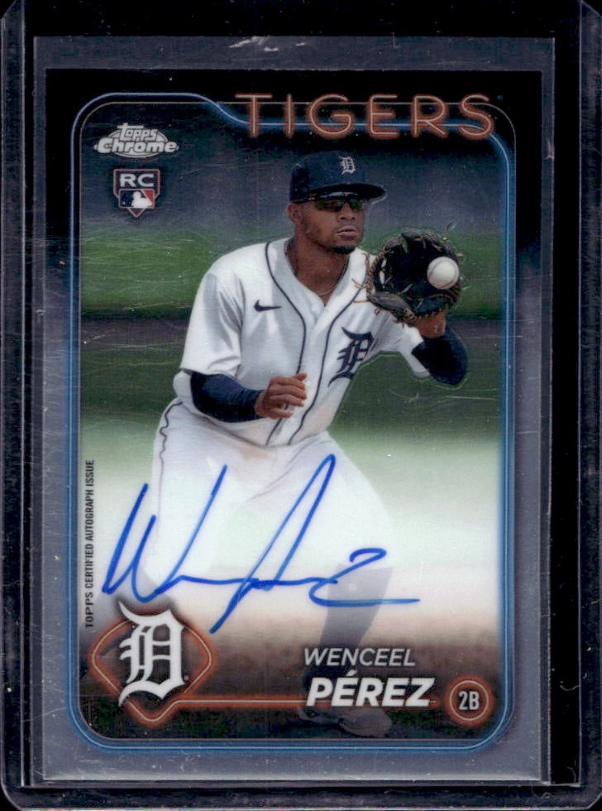 2024 Topps Chrome Update Wenceel Perez Auto RC Rookie #RA-WP Tigers