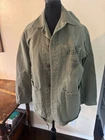 Vintage WW2 USMC HBT P41 HERRINGBONE TWILL MILITARY SHIRT Size Large L