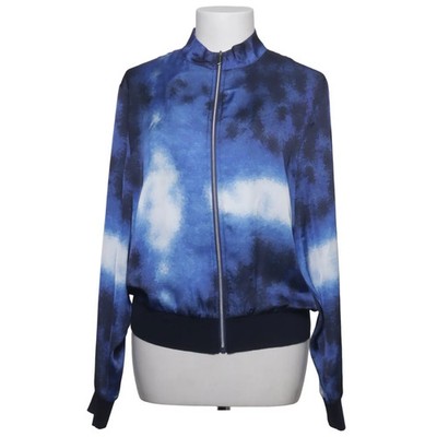 Adolfo Dominguez, Bomberjacke, Damen, Größe: S, Blau/Weiß/Schwarz, Print #vEM