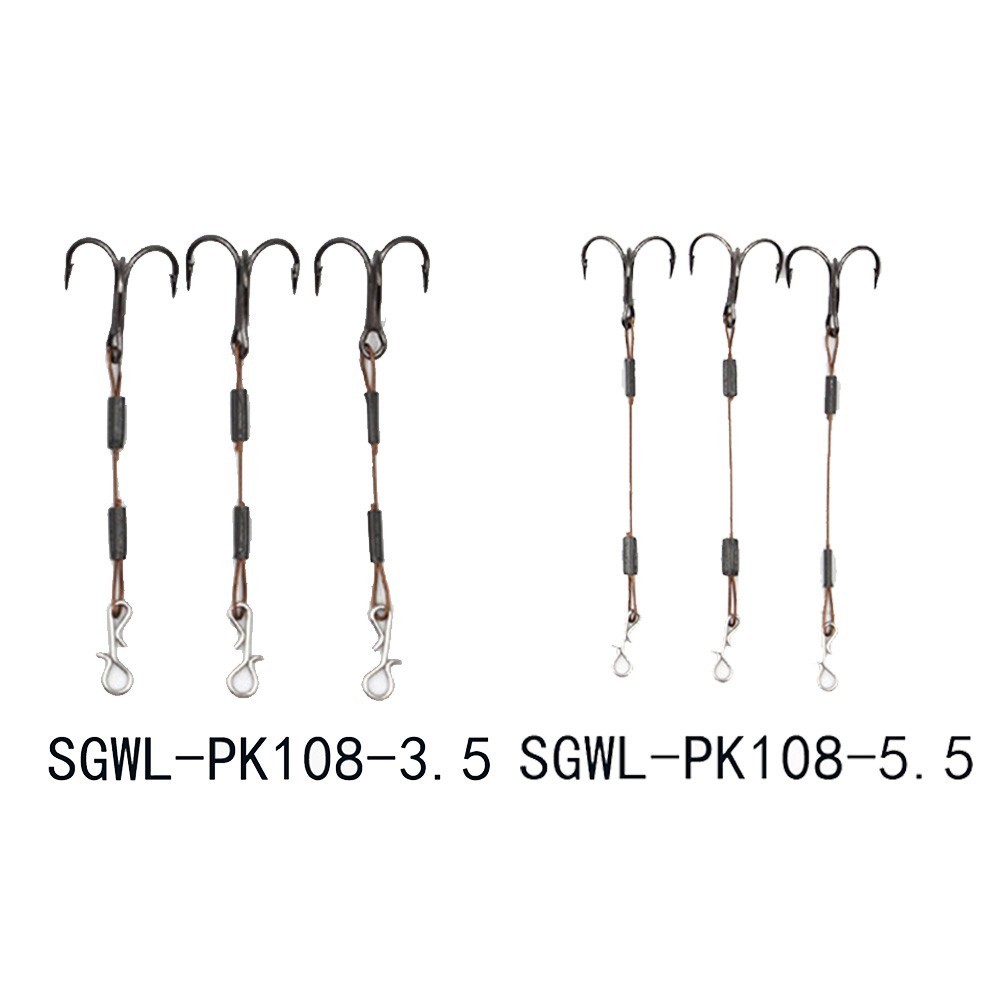 Pike Lure Tool Treble Hooks Pike Stinger Random Color Stainless Steel Hot Sale - Image 5
