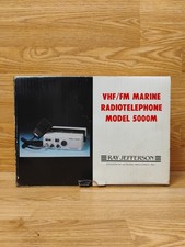 Ray Jefferson 5000M VHF/FM Marine Boat Radio Telephone Waterproof NEW In Box NOS
