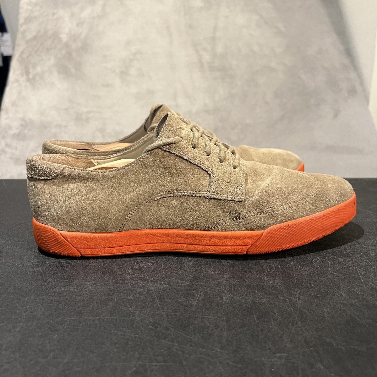 Cole Haan Air Jasper Shoes Mens 10 Tan Suede Oxford Orange  display picture 1