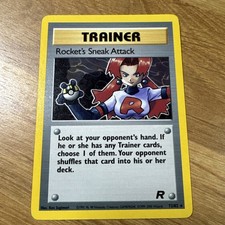 Pokemon Card - Rocket's Sneak Attack Team Rocket 72/82 Unlimited Rare on eBay