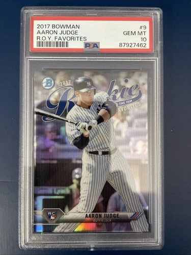 Aaron Judge 2017 R. O. Y. Favorites. PSA 10