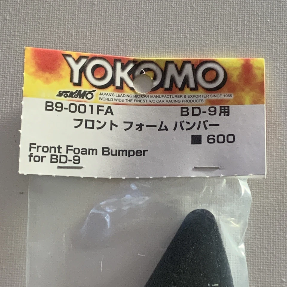 Para-choque dianteiro de espuma Yokomo (para BD-9) B9-001FA NOVO - Imagem 2 de 3