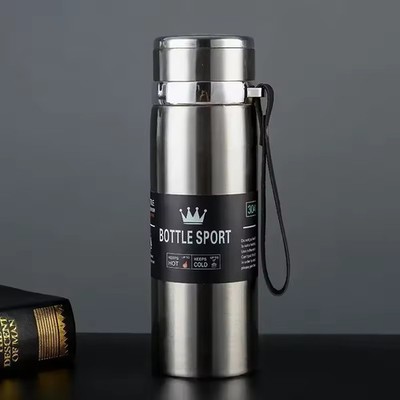 Botella térmica acero inoxidable conserva frío calor termo café té