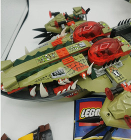Lego Cragger's Command Ship 70006 Legends of Chima 100% Complete Set Crocodiles