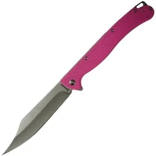 Daggerr Knives Pero Linerlock Pink FRN Folding 8Cr14MoV Pocket Knife PRFPKSW
