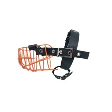 AGBOSS WORKING DOG MUZZLE   HEAVY DUTY STRONG WIRE SAFETY COMFORT DESIGN 501160