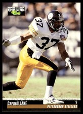 1995 Pro Line Carnell Lake Pittsburgh Steelers #151