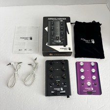 Pokket Mixer Portable Mini DJ Mixer Black