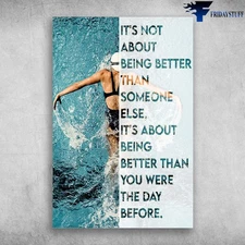 Swimming Athlete � It�s Not About Being Better Than Someone Else, It�s About ...