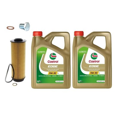 8L CASTROL EDGE 5W30 LL FILTER SERVICE KIT FOR BMW 840d xDRIVE G14 3.0 2018+