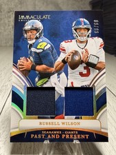 RUSSELL WILSON | 2025 Panini Immaculate Past And Present Patch #’d /99 #PPN-RWN