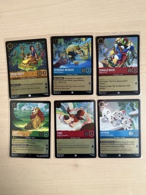 Disney Lorcana TCG: Winterspell + Archazias Island, Cold Foil Bundle X6 NM