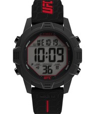Timex TW2V98000 Men's UFC Brawler Digital Watch Black Silicone Strap