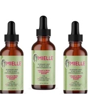 MIELLE Organics Rosemary Mint Scalp Hair Strengthening Oil w/ Biotin Packs 4