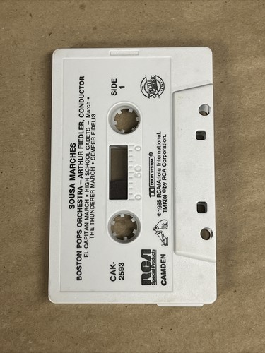 Sousa Marches Boston Pops Orchestra (CASSETTE, 1985) - Picture 3 of 4