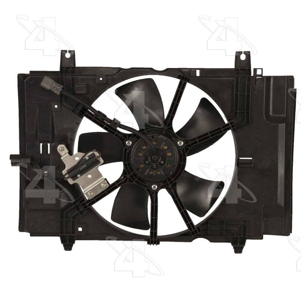 Para 2007-2011 Nissan Versa conjunto de ventilador de refrigeração do motor 4 estações 2008 2009 2010 - Imagem 4 de 4