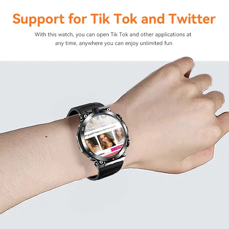 Smartwatch Video Voice Wi-Fi Call Messaging HD Dual Cameras Men's Smart Watch - Изображение 4 из 4