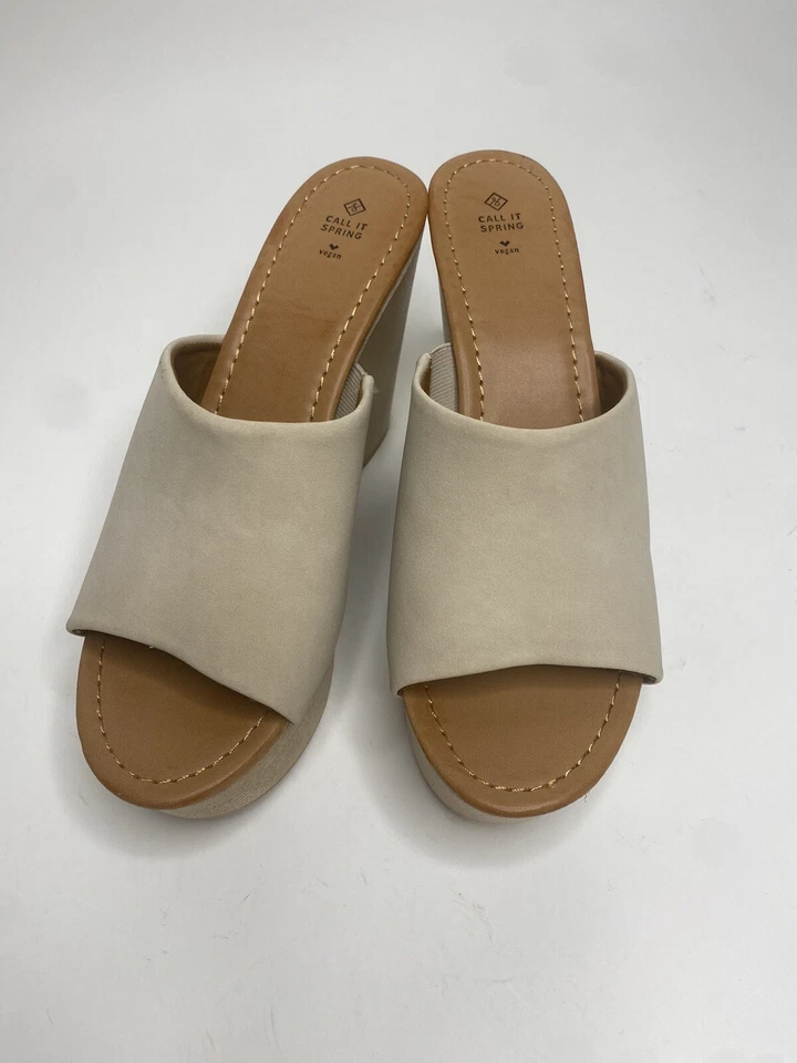 Women’s Call It Spring Vegan Wedge Heels •Size 10 *NEW - Image 2 of 4
