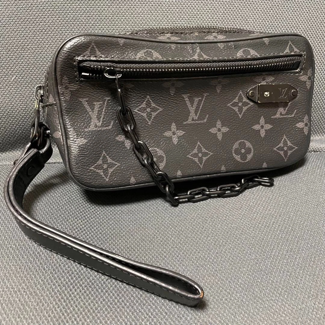 Louis Vuitton Monogram Eclipse Pochette Volga