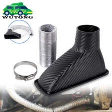 Universal Car Front Bumper Turbo Air Intake Pipe Turbine Inlet Pipe Funnel Kit