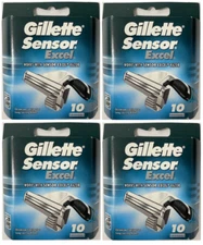 Gillette Sensor Excel Razor Blades - 40 Cartridges