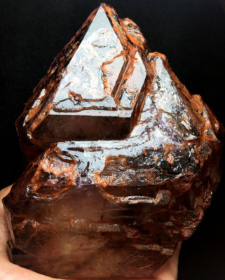 810g WOW! Beautiful Super Seven Skeletal Amethyst Quartz Crystal Specimen F181