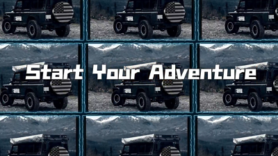 Adventure Awaits Spare Tire Cover - Universal Fit For Jeep, SUV, Truck & RV (14-17 Inch)