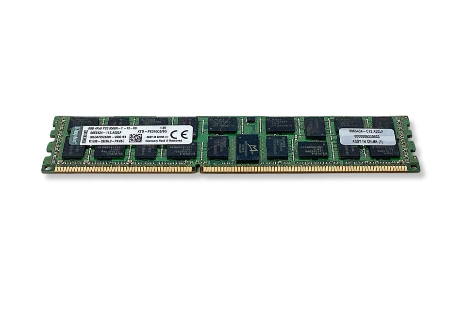 16GB 8x2 Kingston KTD-PE310Q8/8G DDR3 1066MHz 8500 ECC Registered Memory RAM - Image 2 of 4