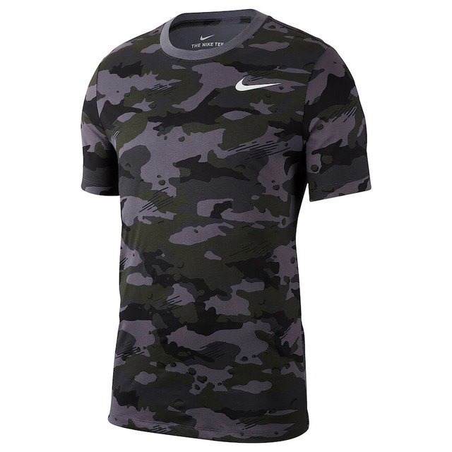 Activewear Nike SB Logo Dry Men's Camo Pink T-Shirt M L XL 2XL Gym Casual Training Top Clothing 
