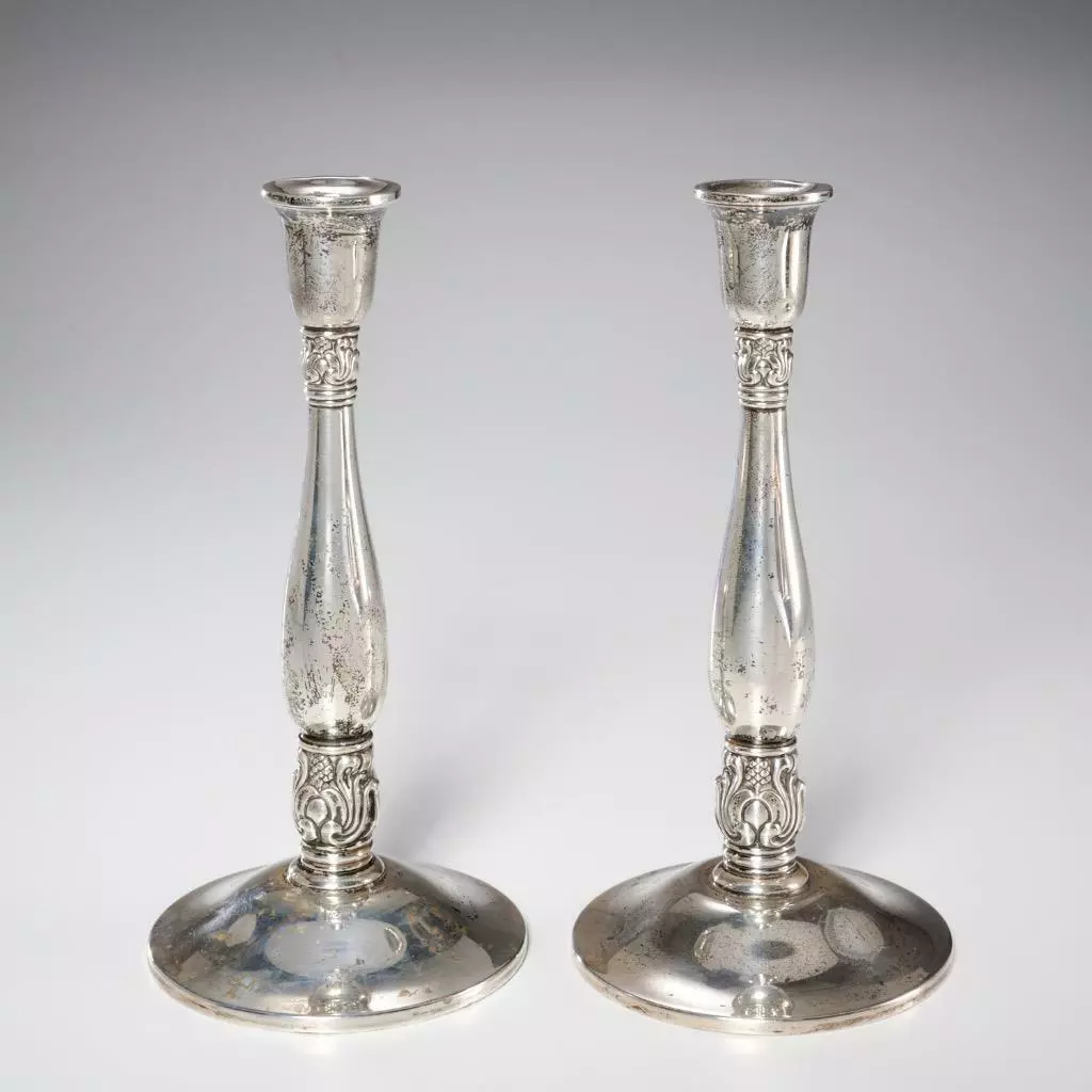 International sterling best sale candlesticks