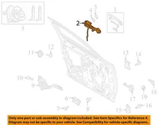 MAZDA OEM 20-25 CX-30 Front Door Lock Hardware-Handle Base DGH95842XB