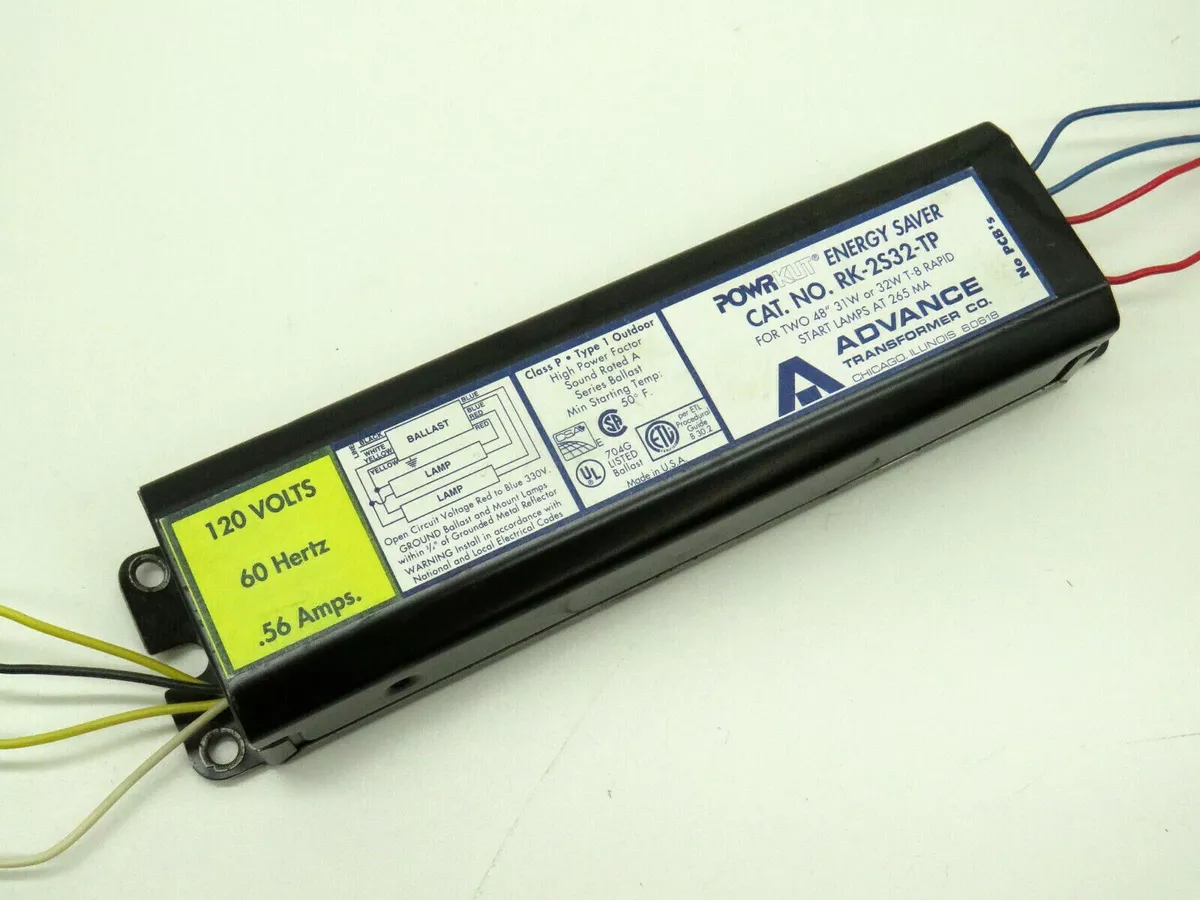Advance fluorescent ballast outlet