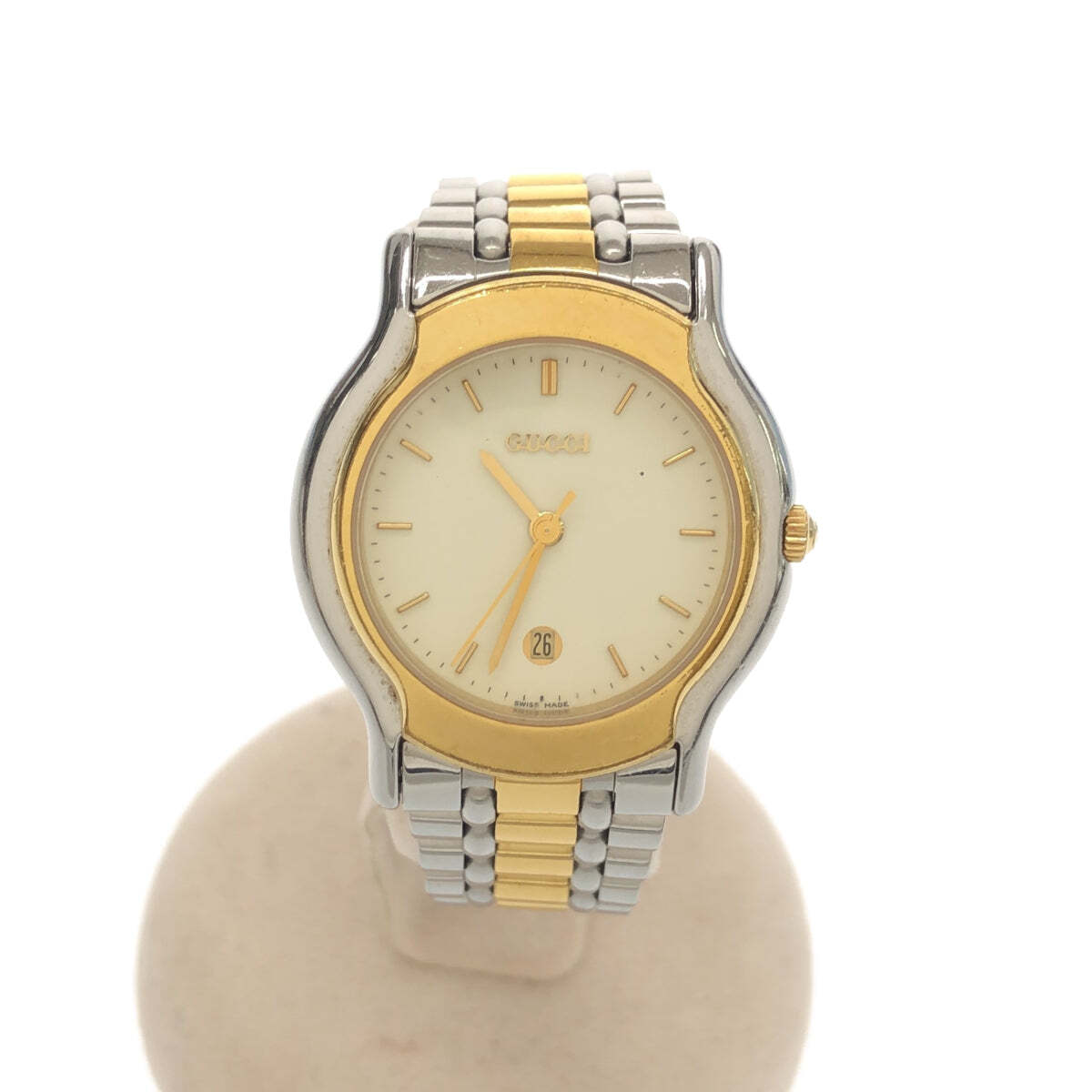 Gucci Watch operation 8000.2 L quartz date ladies 2024.10 battery replacement