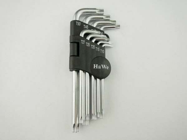 Torx StiftschlüSsel WinkelschlüSsel Satz T10 Bis T50 Lang Schraubendreher 9-Teil-image